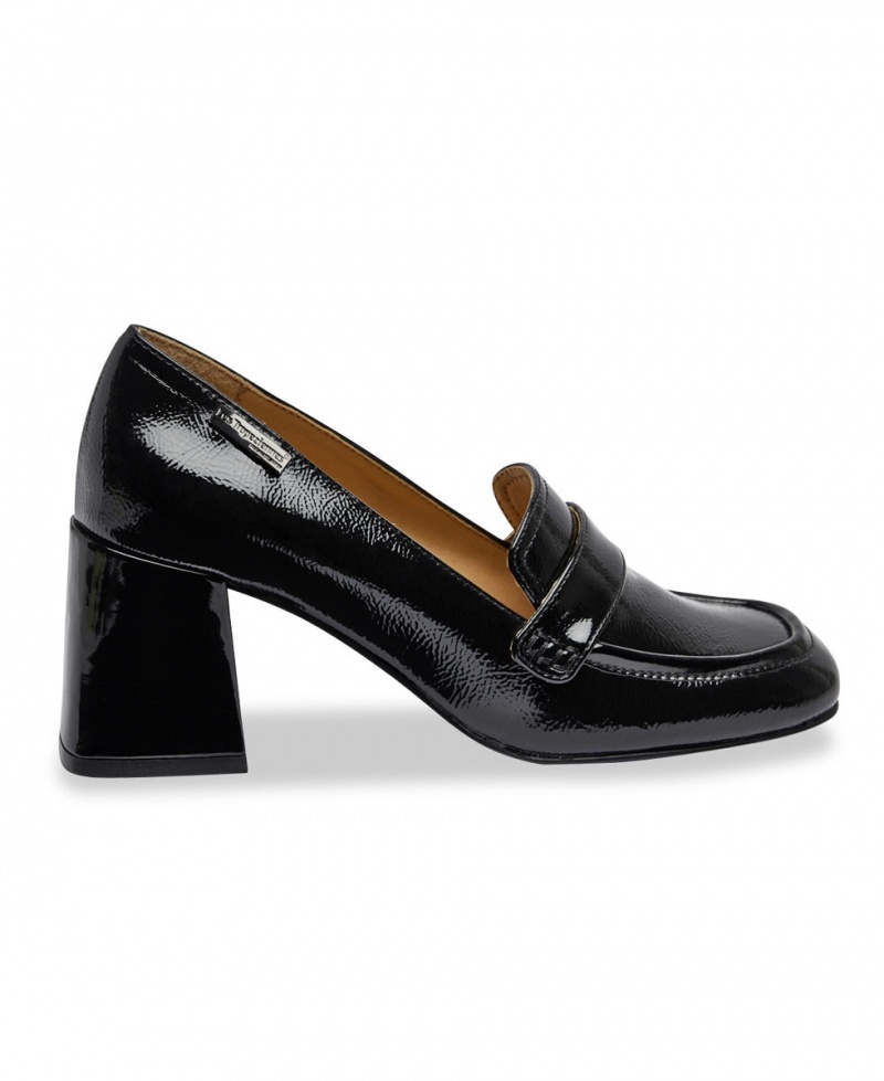 Mocassins Les Tropeziennes DEMYOS Talons Noir Femme|OYPV-31974807